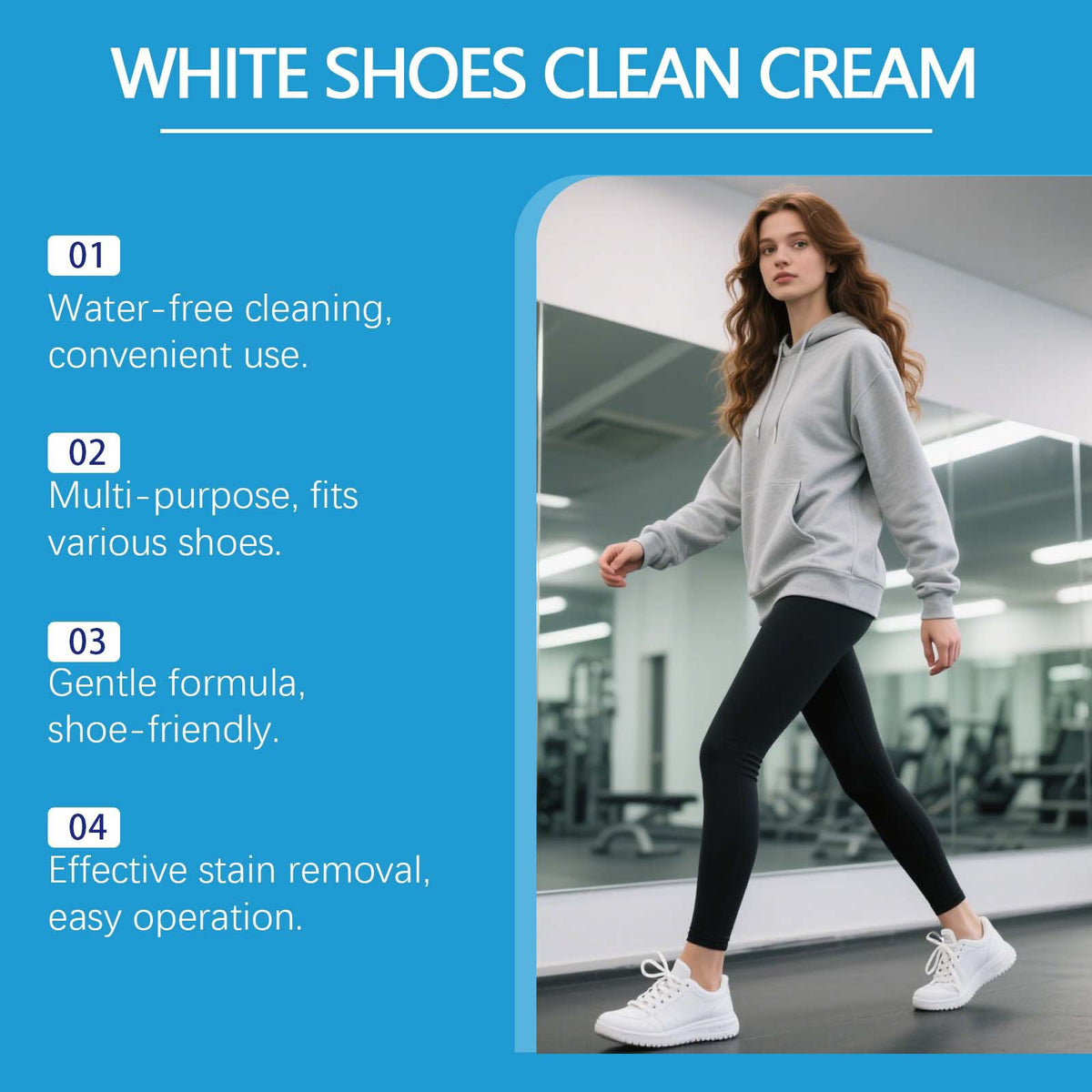 Jakehoe White Shoe Cleaning Cream