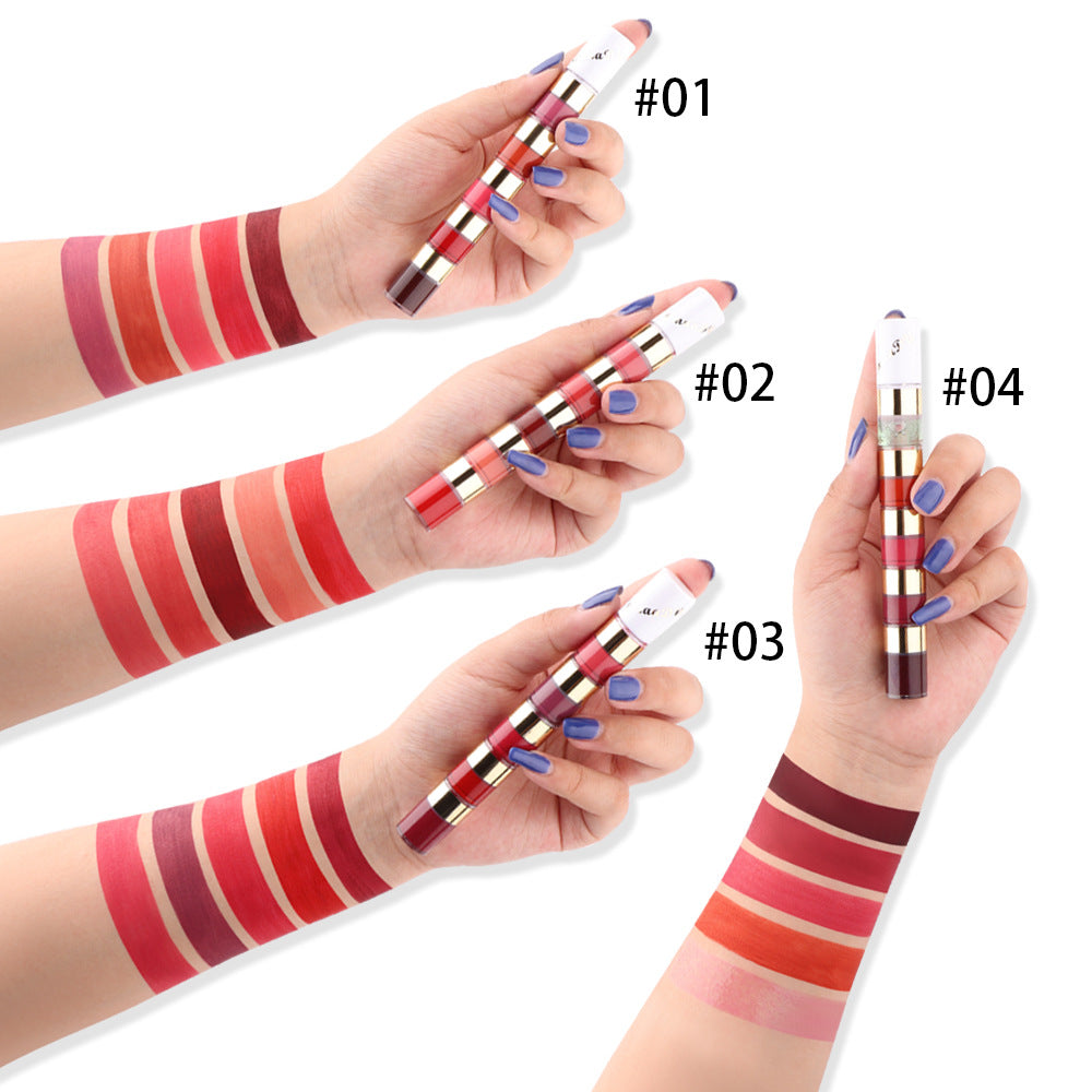 CmaaDu Women's Fashion Simple Long-lasting Lip Gloss
