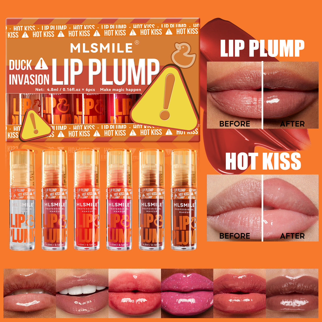 MLSmile Makeup Duckbill Plump Lip Moisturizing Liquid Lipstick Lip Glaze