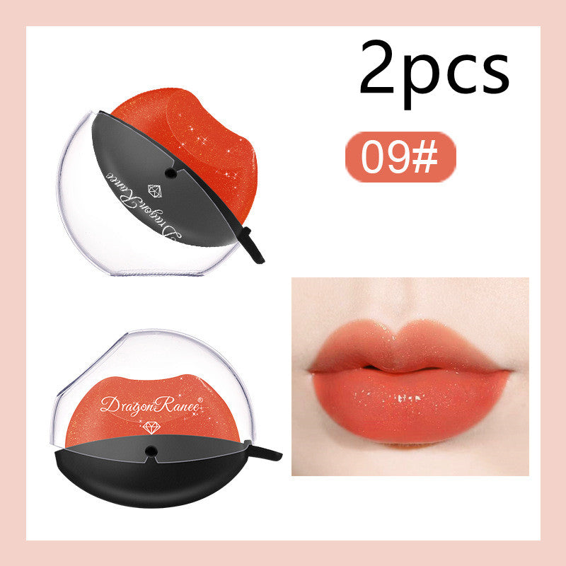 Dragon Ranee Lazy Lips Pearlescent Glitter Lipstick Is Not Easy To Fade, Warm And Moisturizing Lipstick