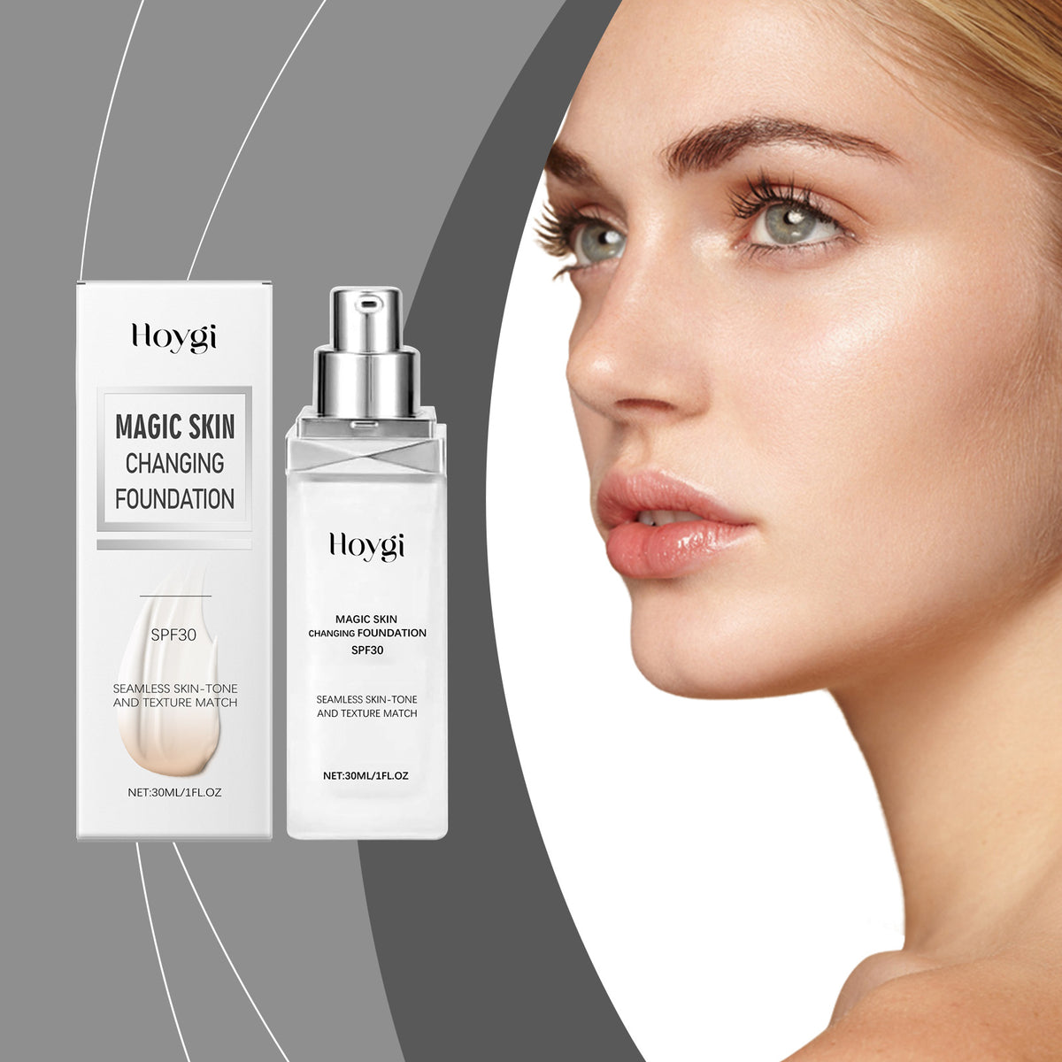 Hoygi Temperature Change Longwear Foundation Light And Thin