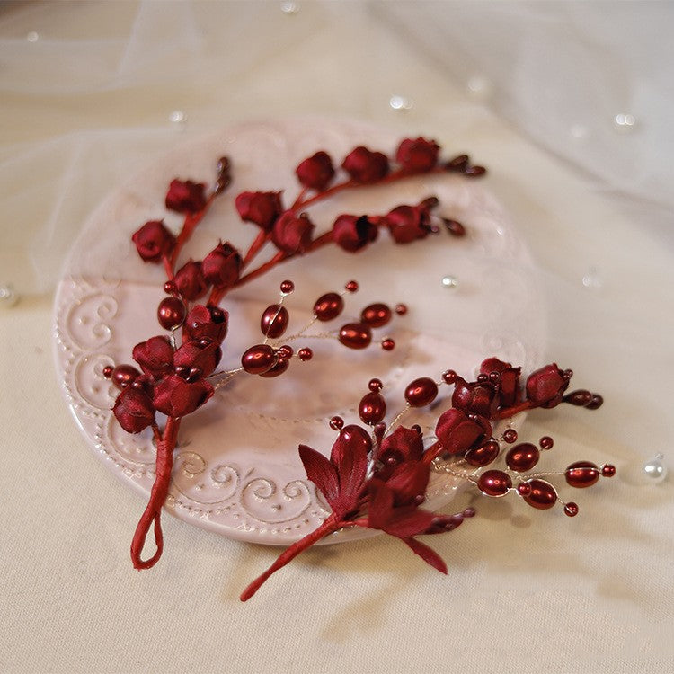 Bride Bell Orchid Several Branches Hairpin Hairband
