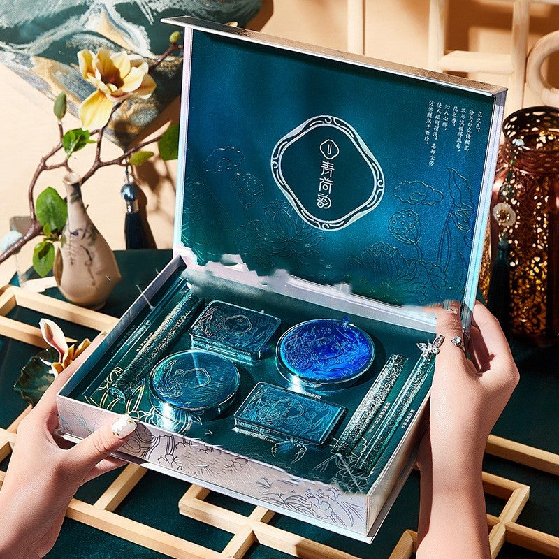 Youliyoula Makeup Set Eight-piece Air Cushion Lipstick Set
