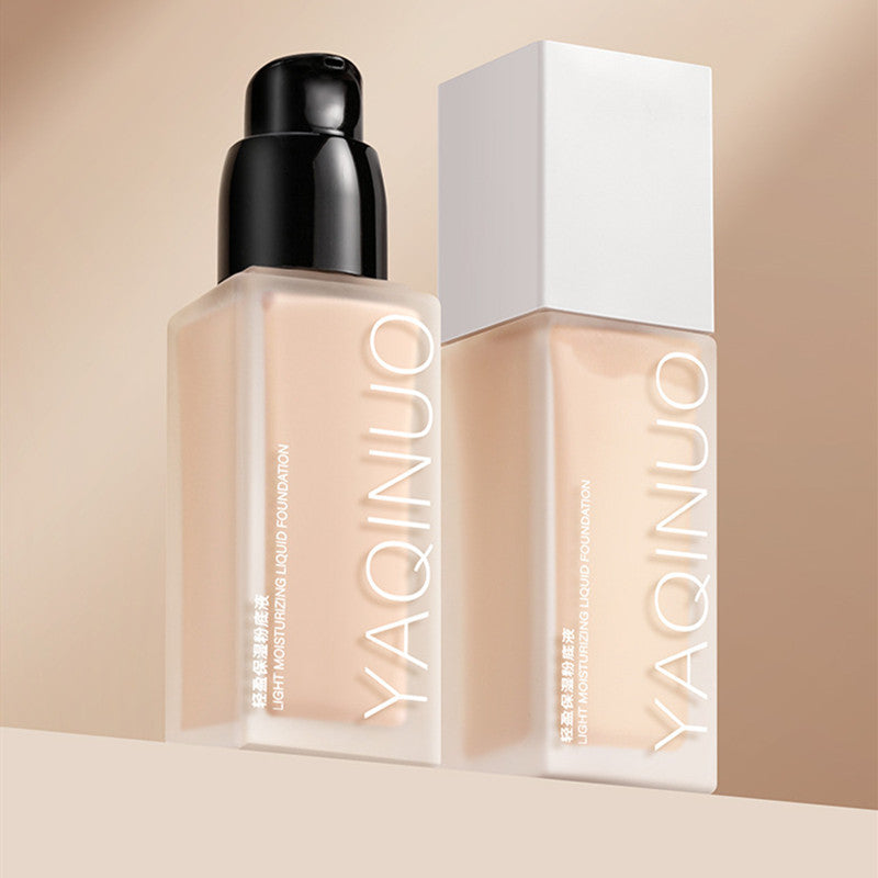 Yaqinuo Moisturizing Liquid Foundation Concealer Long Lasting Smear-proof Makeup