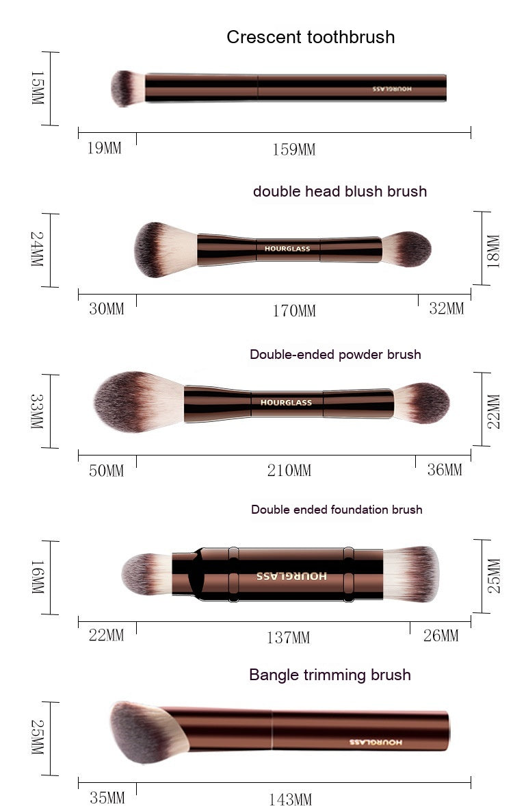 HourGlass Makeup Brush Powder Powder Foundation Brush Eye Shadow