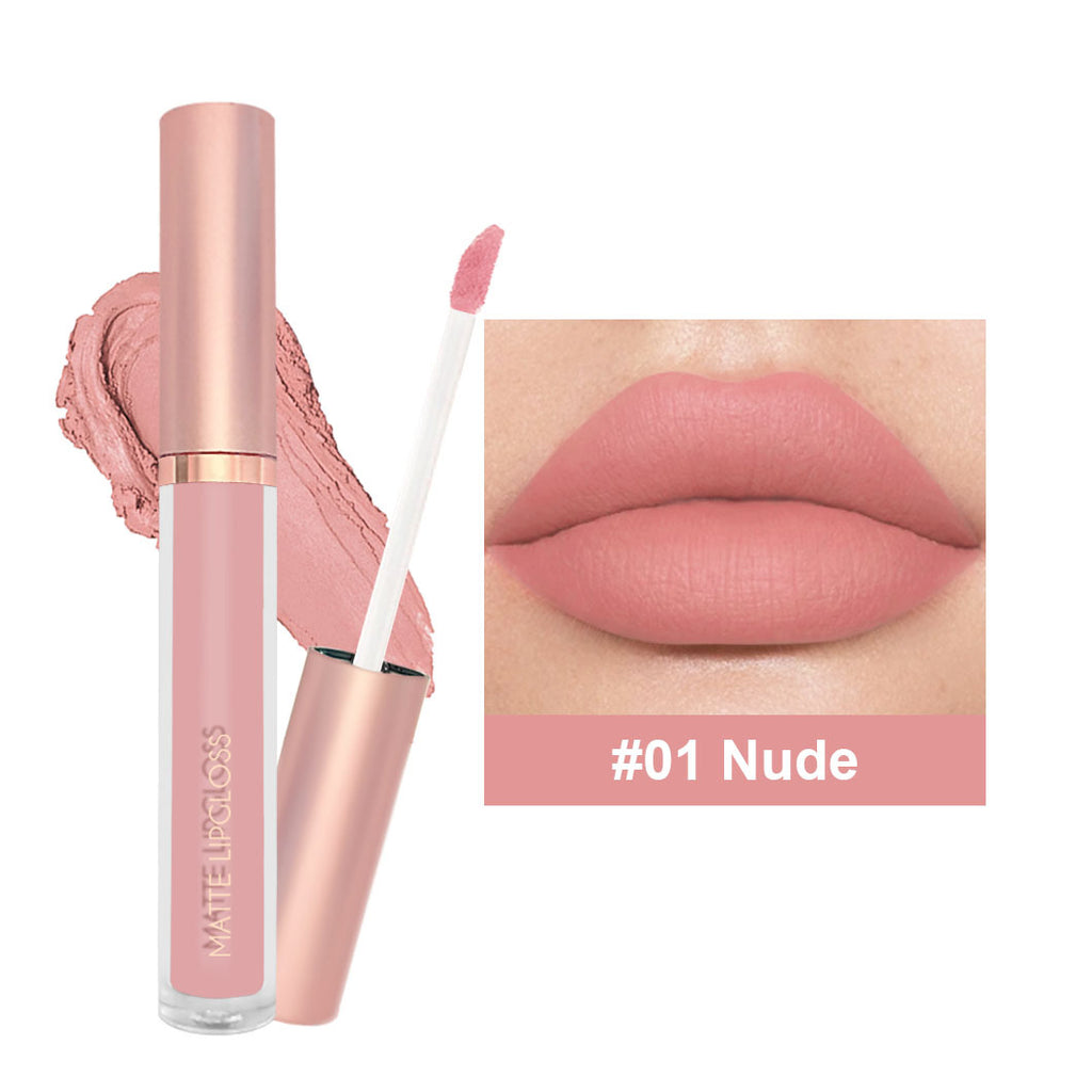 Mirsist 12-color Nude Jam Matte Lip Gloss Does Not Fade