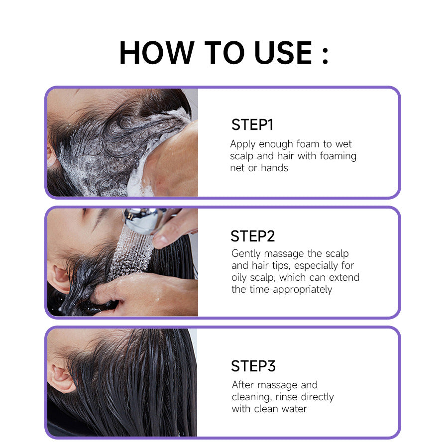 Miaofutong Shampoo Soap Dense Hair Fixing And Oil Control Cleaning