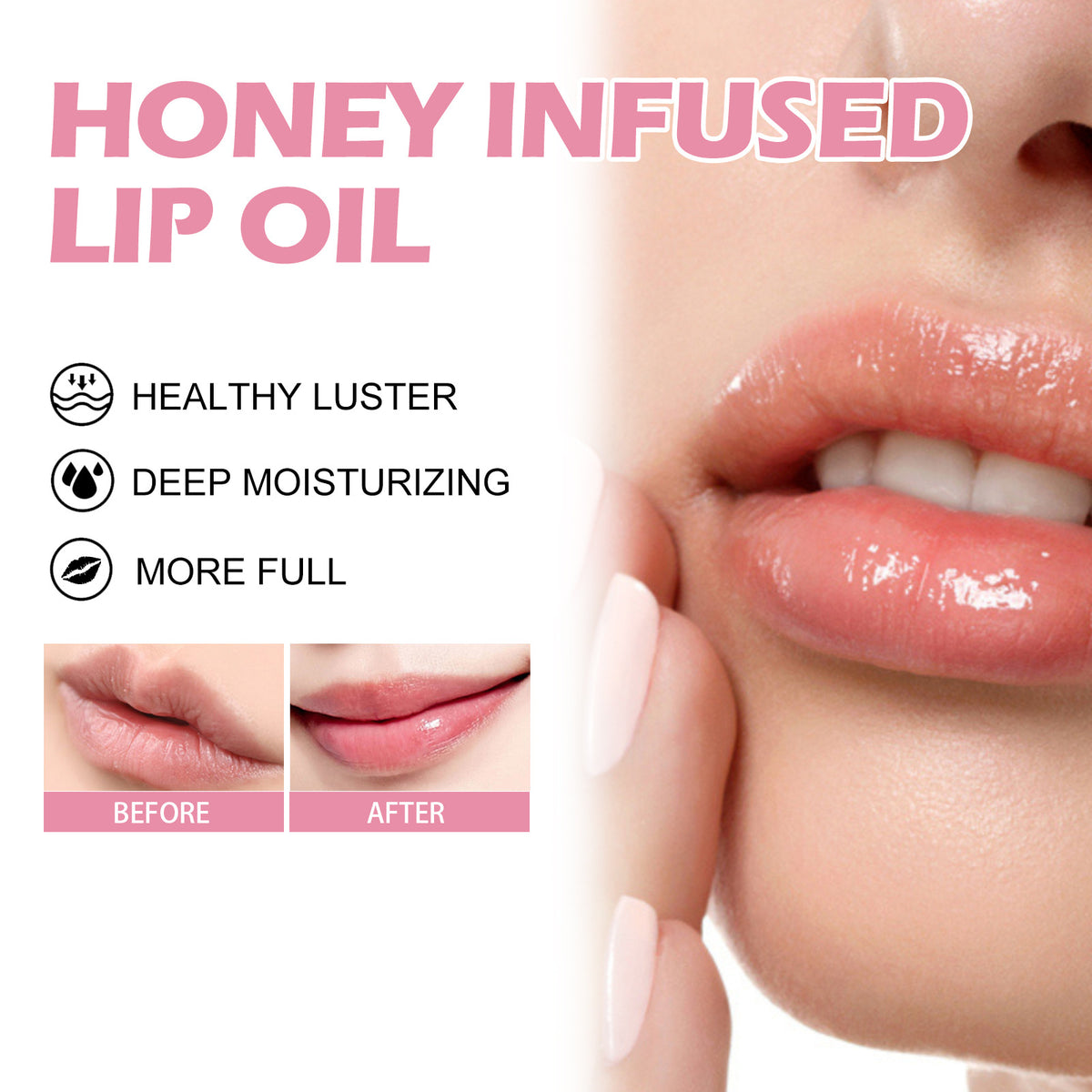 Eelhoe Honey Moisturizing Lip Oil Fade Lip Lines