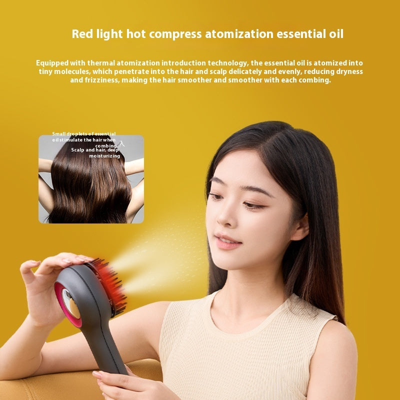 EMS Scalp Care Atomization Electric Massage Comb