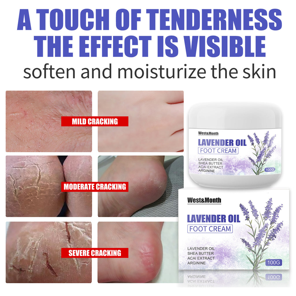 West&Month Lavender Oil Foot Cream Antifreeze