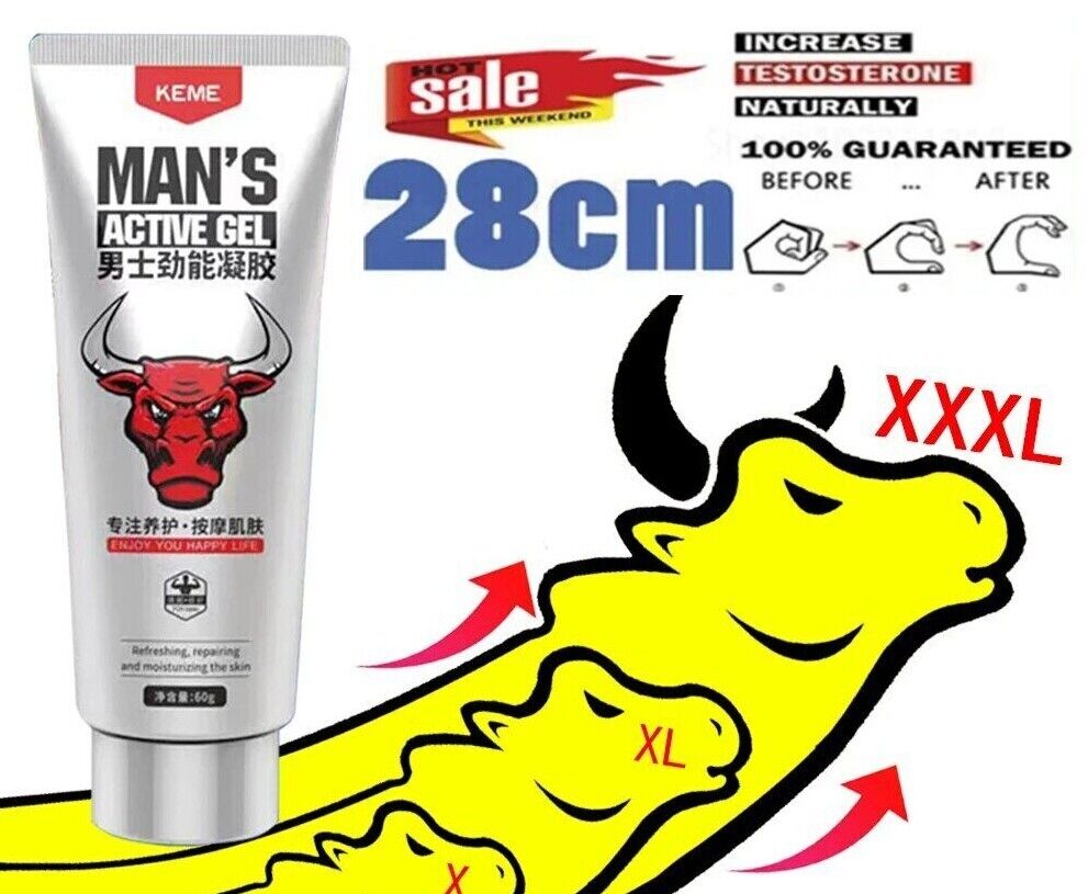 Keme Men's Nourishing Cream Enhancement Liquid Massage Oil