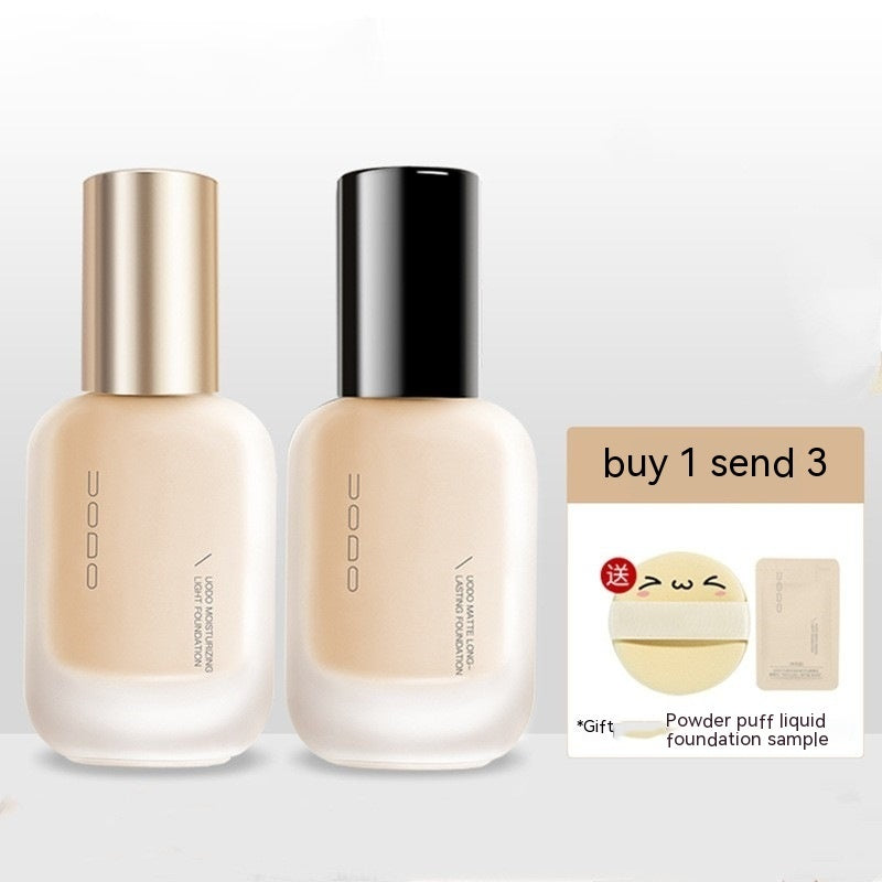 UODO Liquid Foundation Long-lasting Moisturizing Concealer Cream Foundation Moisturizing