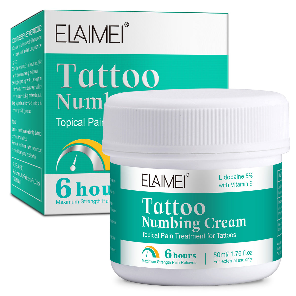 Elaimei Soothing Gentle Moisturizing Auxiliary Cream Tattoo Care Cream