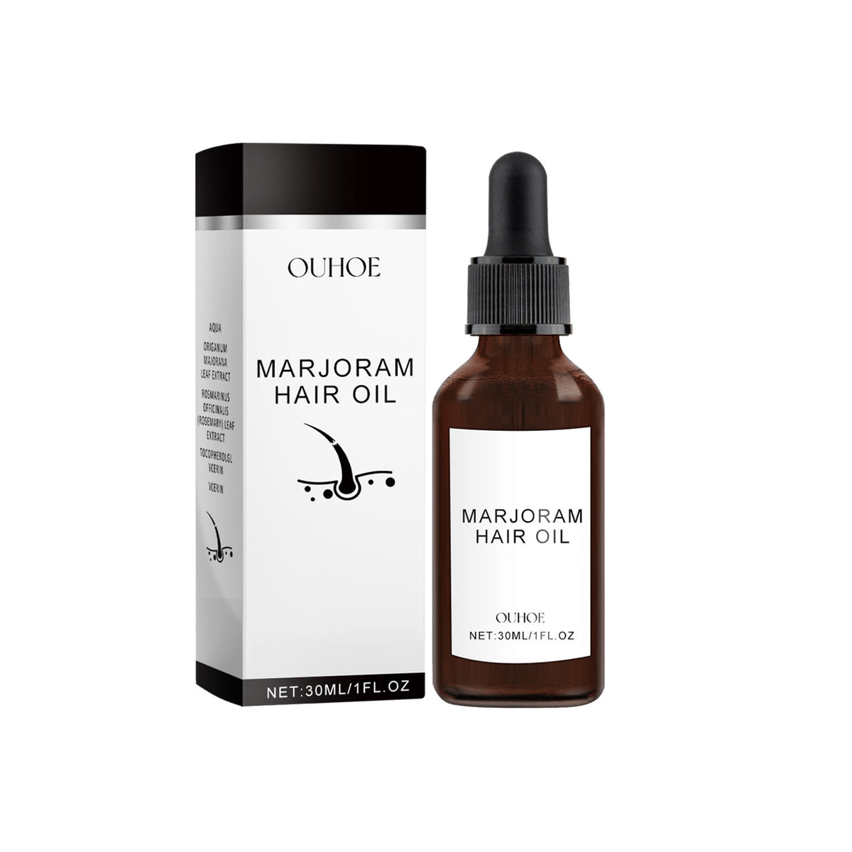 Ouhoe Marjoran Mi Hair Oil Moisture Replenishment Hair Essence For Nourishinging Dry And Manic Hair
