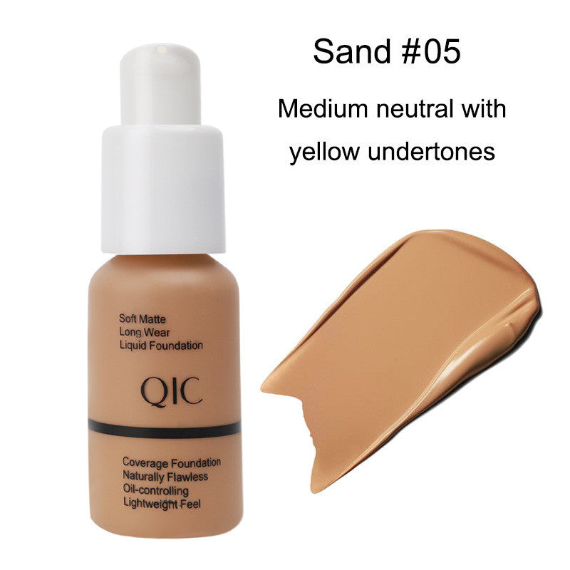 QIC Concealer Liquid Foundation Brightens Moisturizes And Controls Oil Bronzer Stage Makeup BB Cream