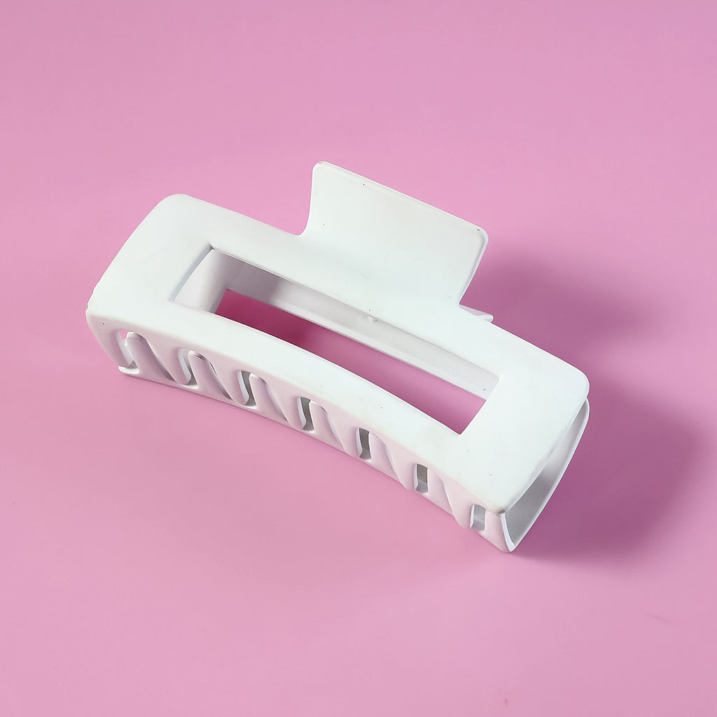 Large Stylish Plastic Hair Clip (1 Pc)
