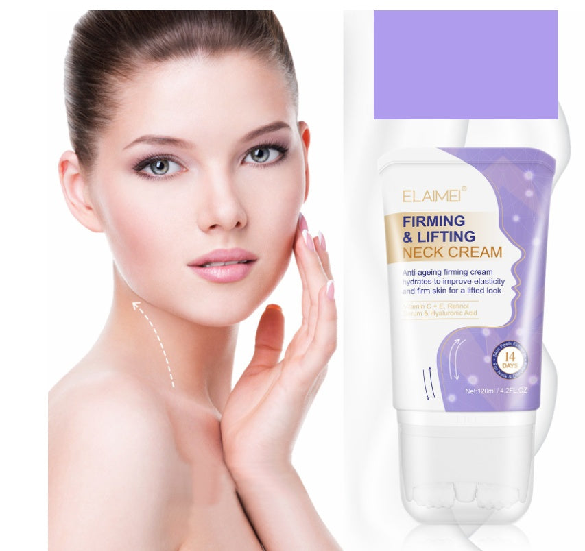 Elaimei Neck Cream Neckline Cream Smooth Anti Aging Moisturizing Brightening Cream Beauty Firming Skin Care