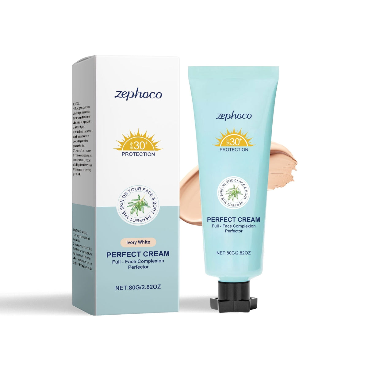 Zephoco Curdling Sunscreen Moisturizing Liquid Foundation