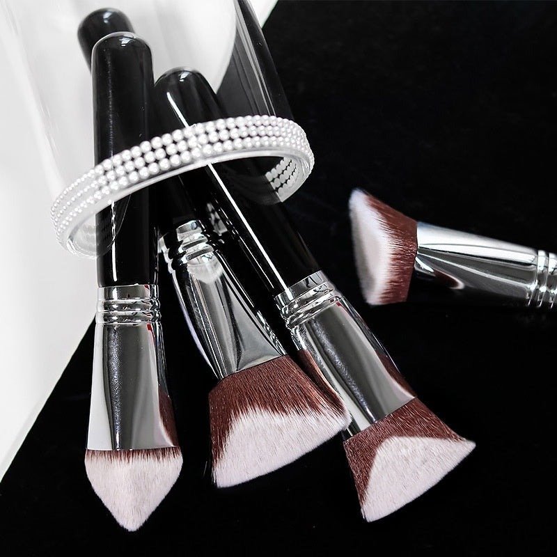 Single 3D4D Pyramid Contour Powder Foundation Brush Makeup Artist