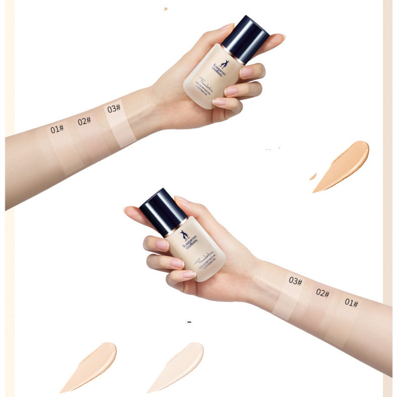 Kangaroo Mommy Liquid Foundation Bird's Nest Concealer Moisturizing Not Easy To Take Off