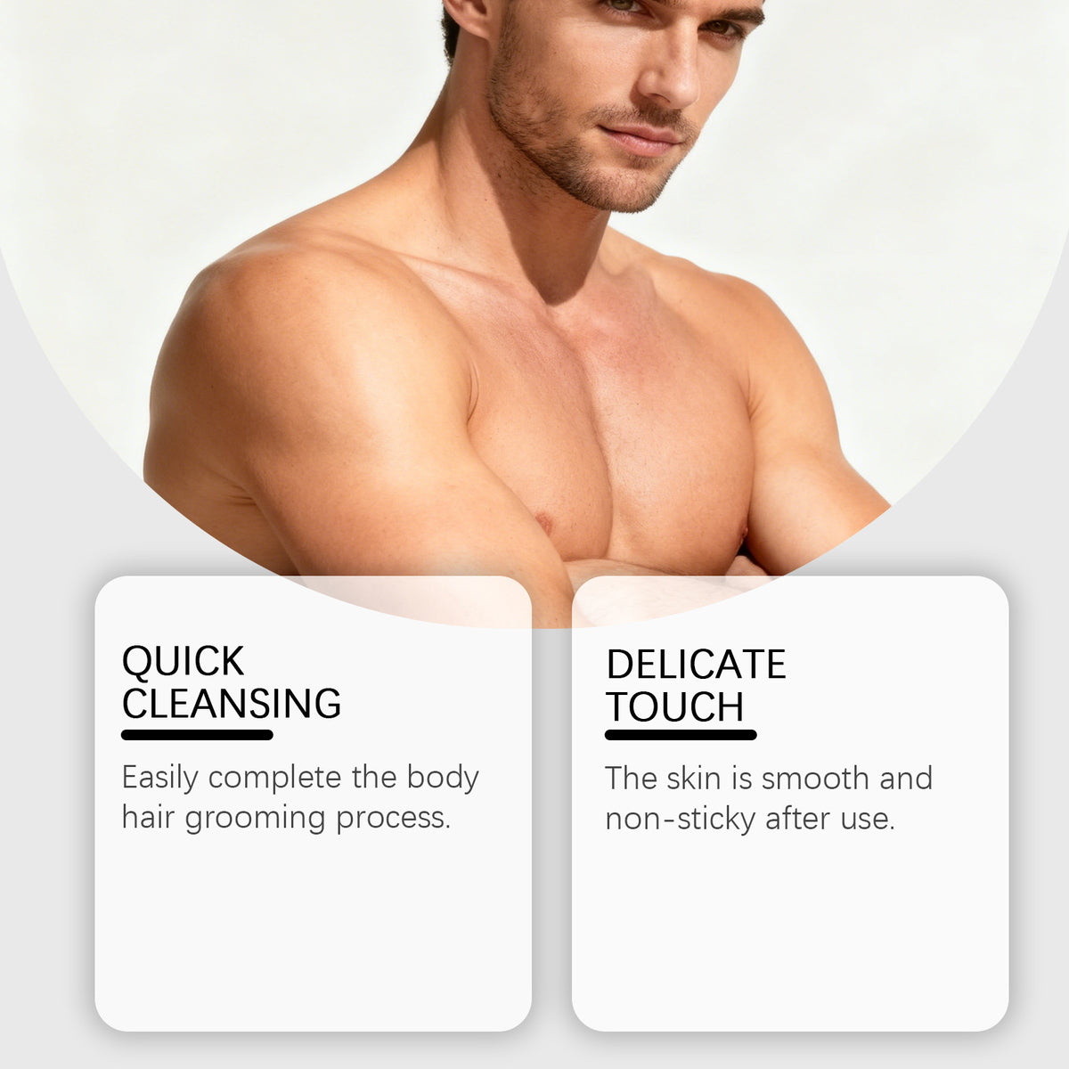 East Moon Men's Body Hair Removal Cream