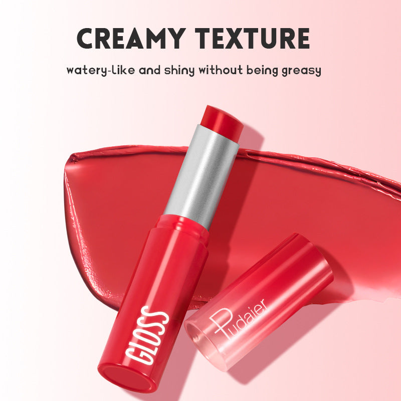 Pudaier Mirror Water Light Lipstick Lip Balm Matte Shimmer