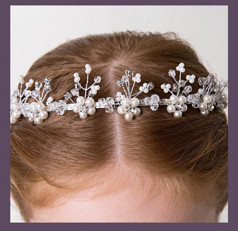 Wedding Flower Girl And Bridesmaid Hair Accessories Bride's Headdress