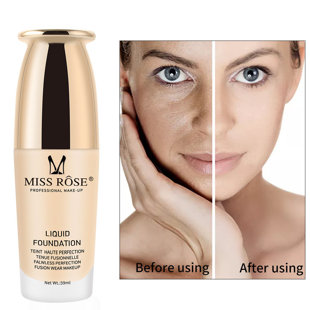 Miss Rose Glass Bottle Foundation Nourishing Nourishing Concealer
