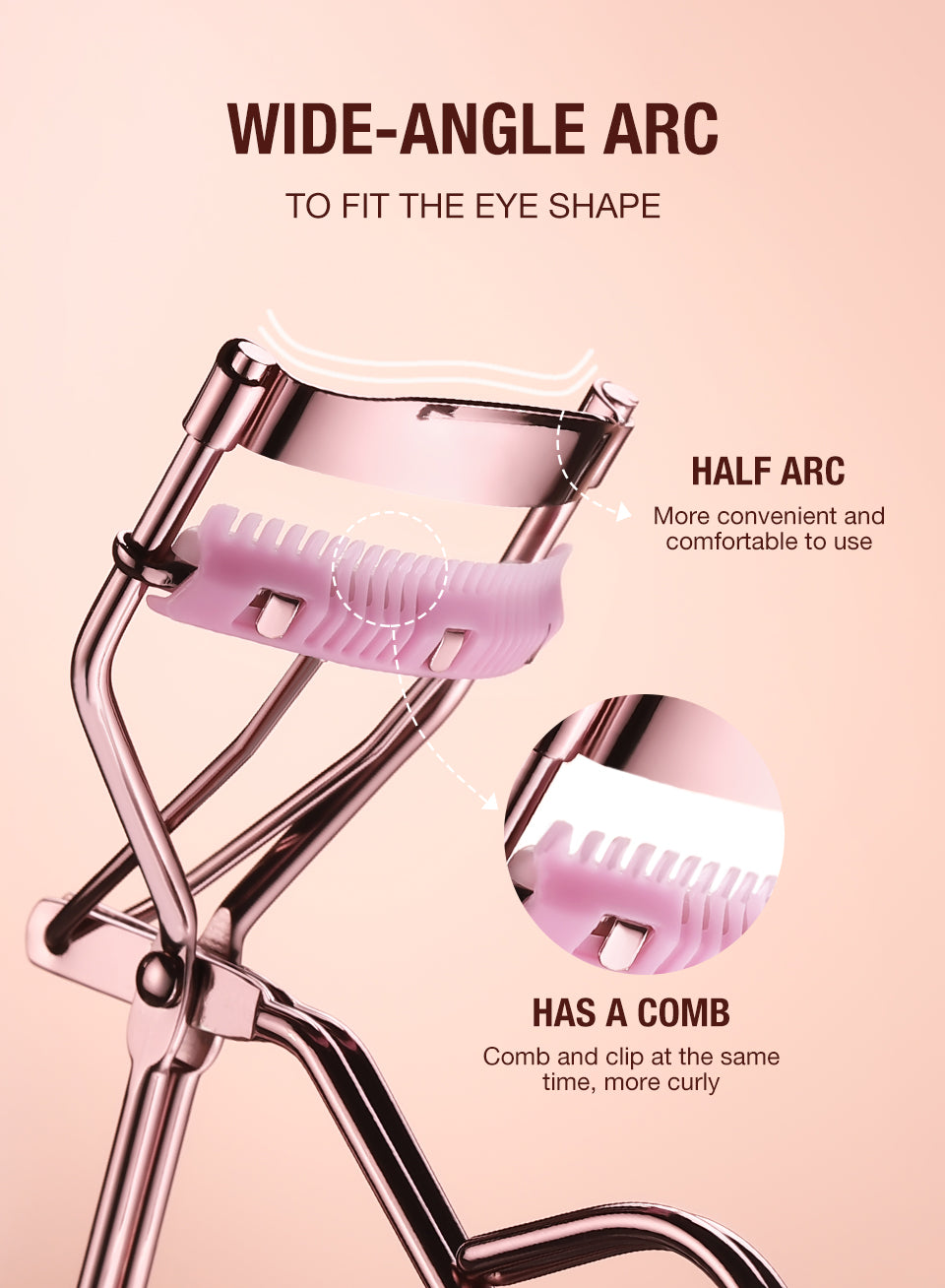 Sunflower Eyelash Curler Comb Long Lasting Curl