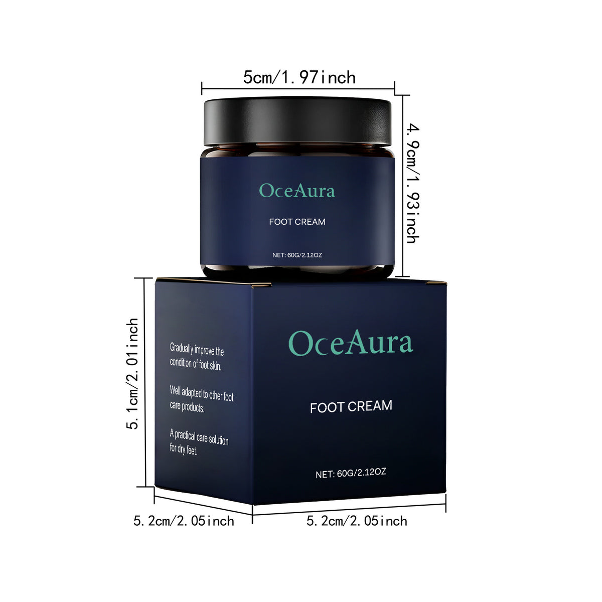 OceAura Nourishing Foot Care Cream