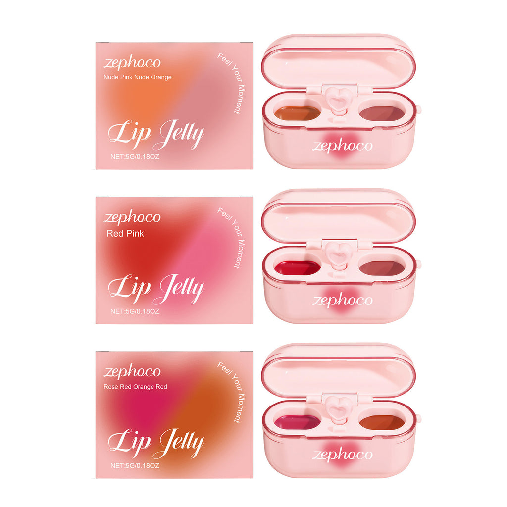 Zephoco Two-tone Jelly Lip Gloss