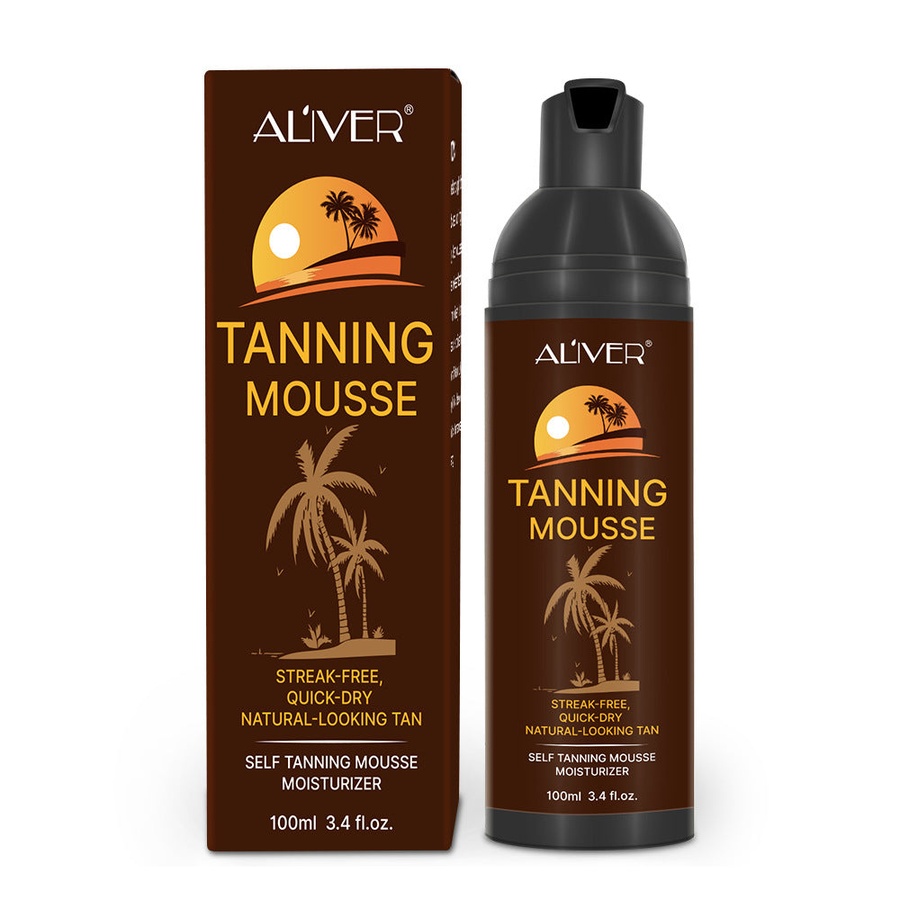 Aliver Bronze Tanning Cream Sunless Wheat Color