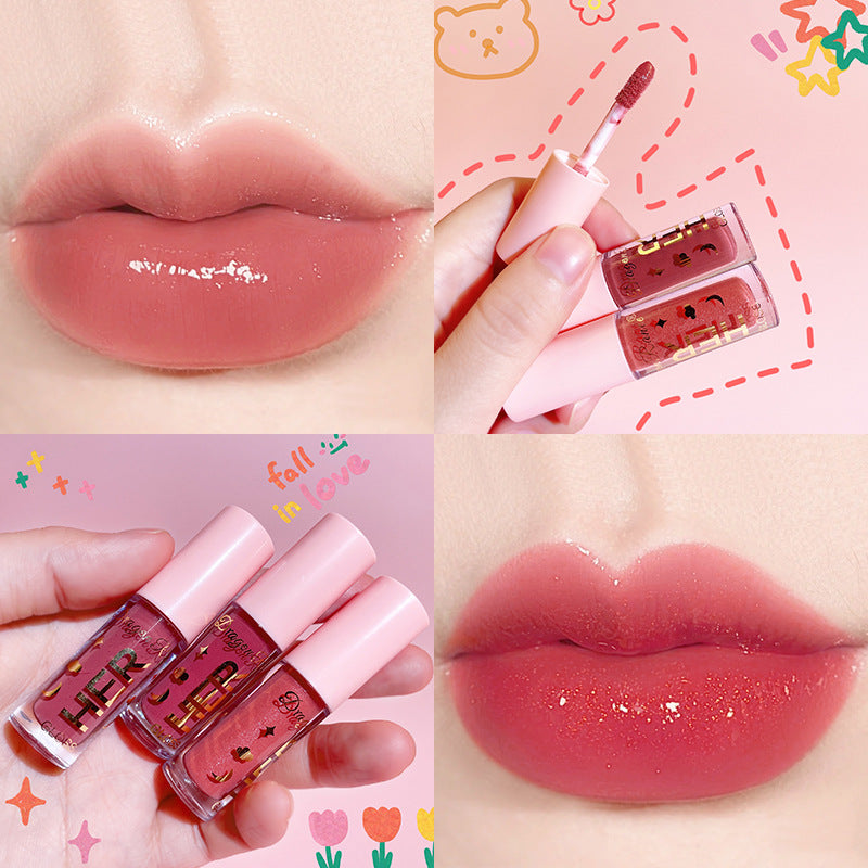 Dragon Ranee Women's Glaze Mirror Water Lip Glaze Lipstick