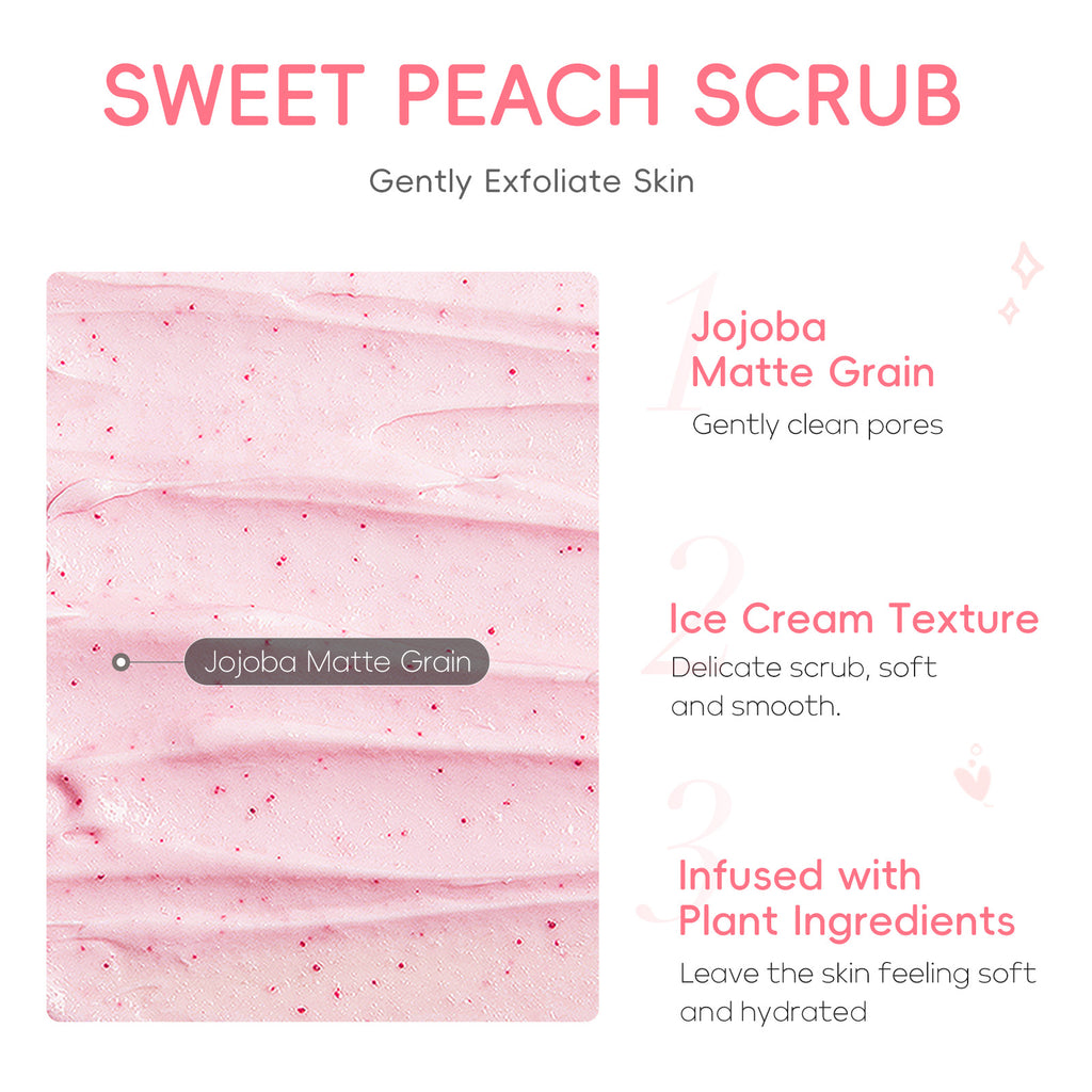 Fenyi Peach Light Sense Body Scrub Cream