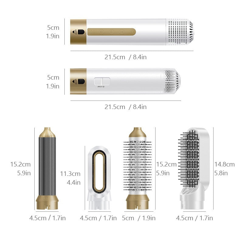 5-6 Combination Hot Air Comb - Multifunctional Hair Dryer