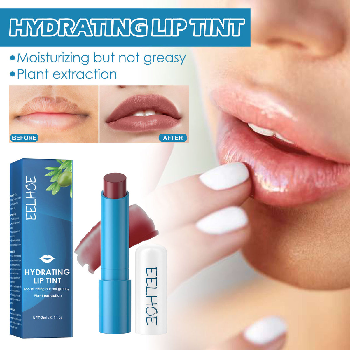 Eelhoe Deep Hydrating Nourishing Lasting Lip Guard Lip Gloss