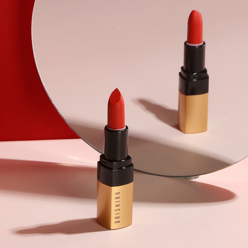 Daishiao 3 PCs Lipstick Kit Matte Velvet Matte Waterproof White Lipstick Tomato Color