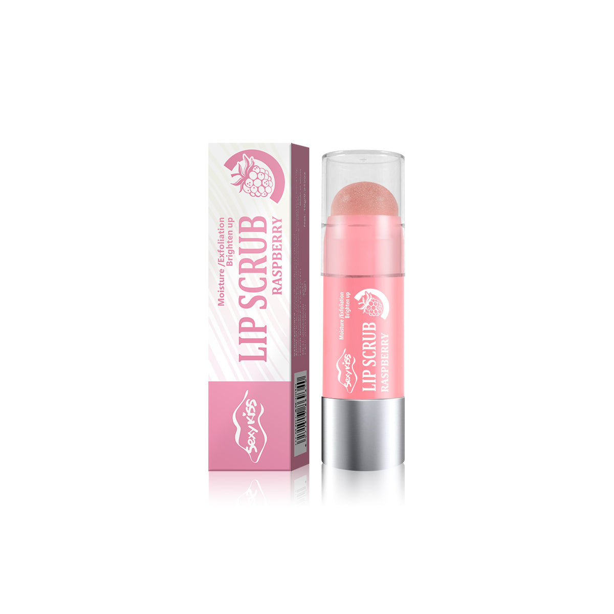 Sexy Kiss 10g Moisturizing Keratolytic Lip Scrub In A Portable Cream Form For Soft Smooth Lips