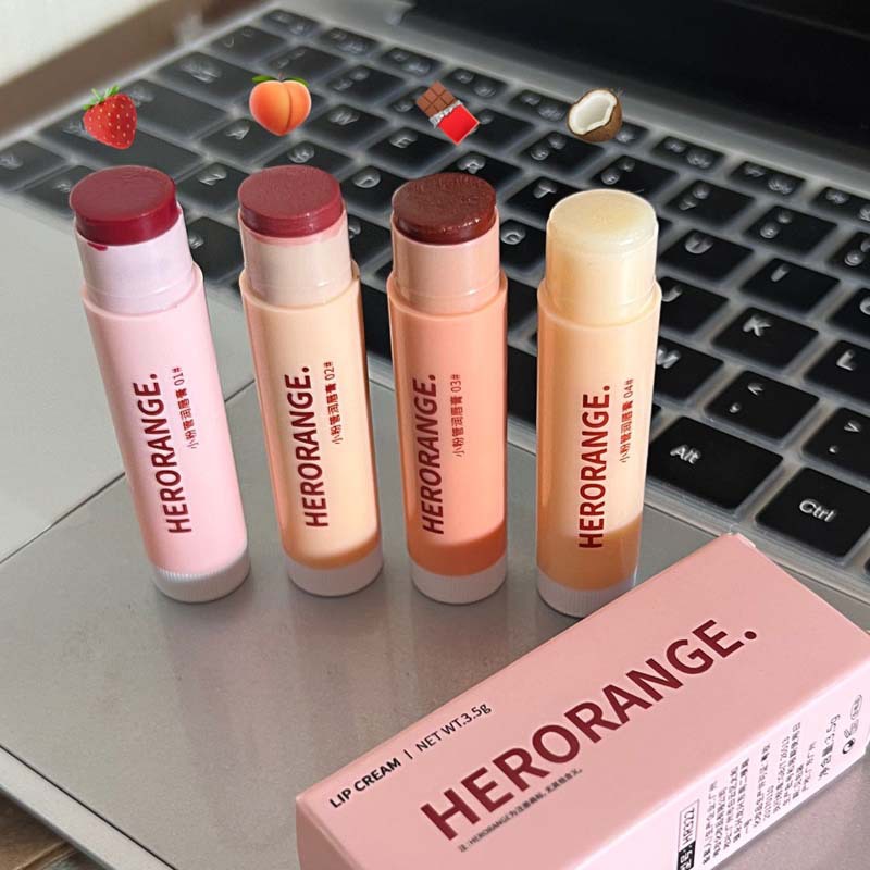HeroRange Women's Colored Moisturizing And Brightening Lip Balm