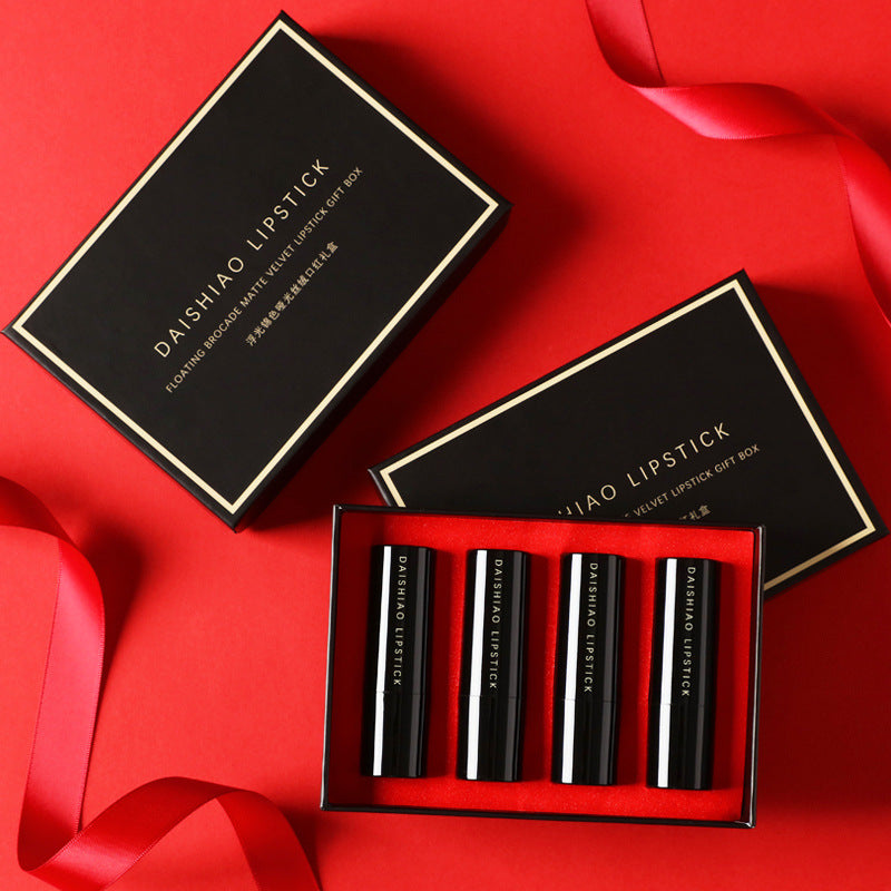 Daishiao Matte Finish Waterproof Smear-proof Long-lasting Moisturizing Lipstick Kit