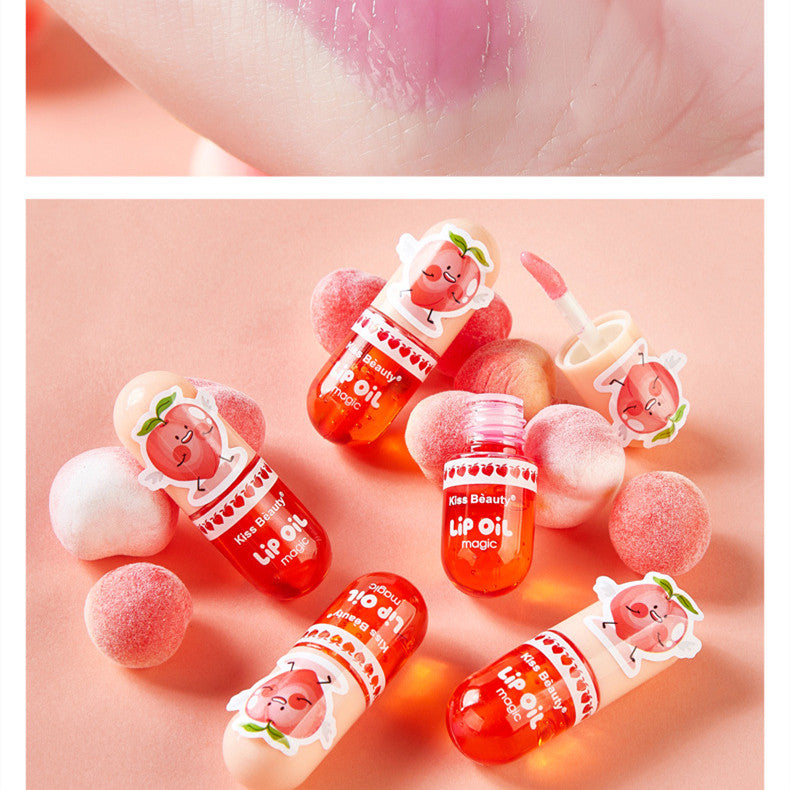 Kiss Beauty Warm Change Capsule Color Changing Lip Glaze Moisturizing