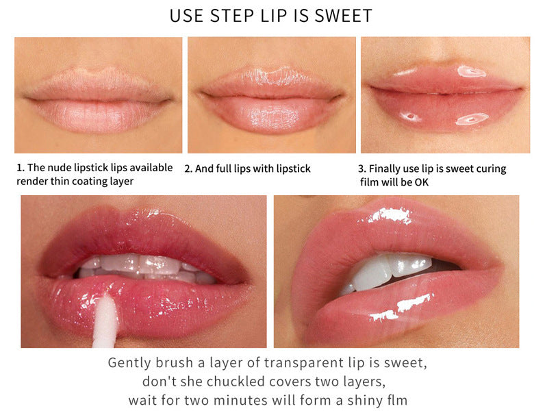 Plump 3Q Lip Care Ampoule Nourishing Hydrating And Moisturizing Transparent Care Fruit Flavor Lip Gloss Makeup