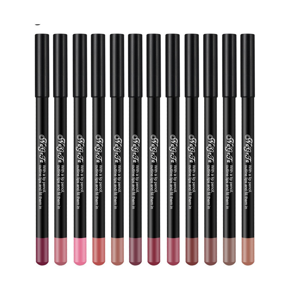 Nageta 12 Colors Matte Lip Liner Single