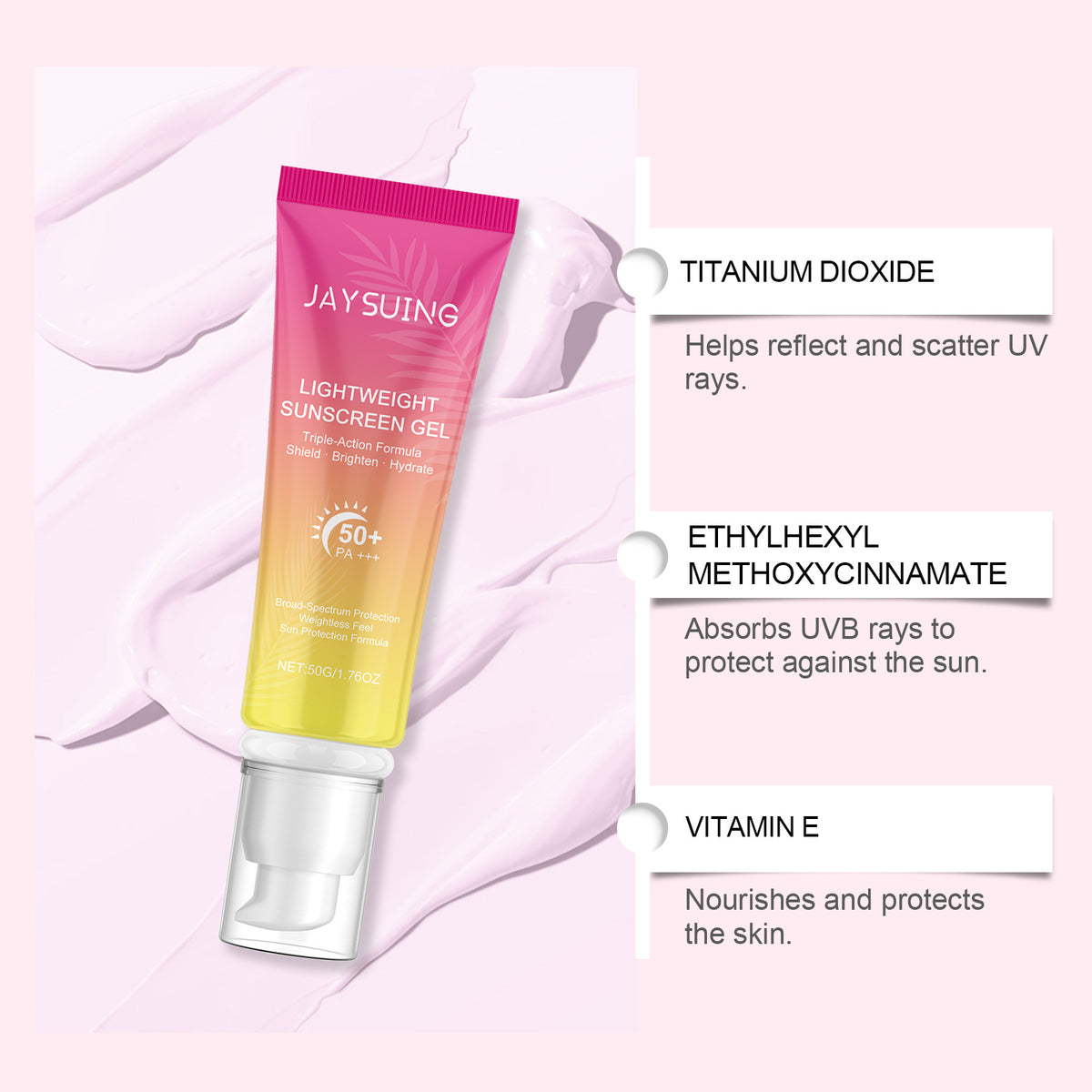 Jaysuing Lightweight Breathable Protective Cream Summer Outdoor