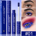 DUNUF Long Lasting Waterproof Thick Long Curling Color Mascara