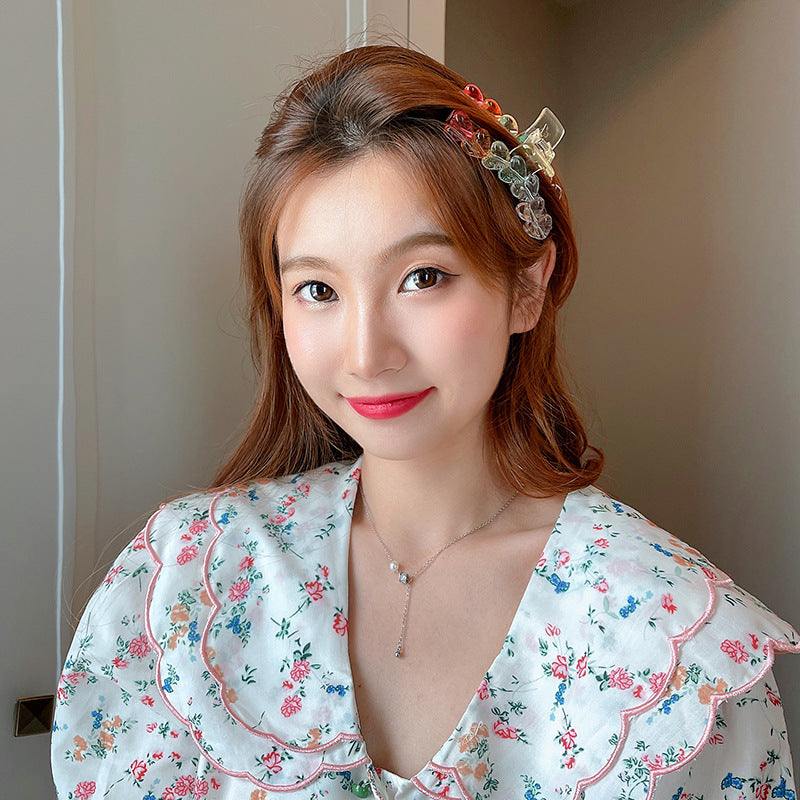 Candy Color Shark Female Back Head Clip