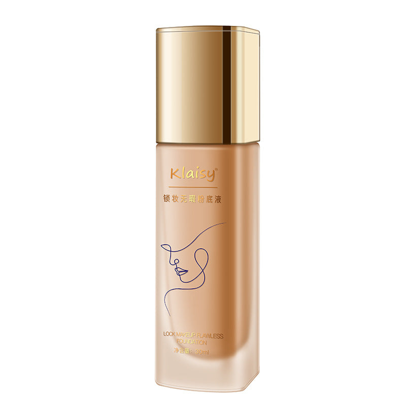 Klaisy Lock Makeup Flawless Liquid Foundation Sets Of Boxes Concealer Lasting