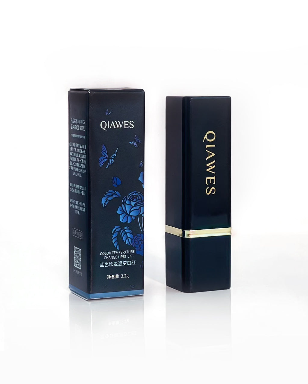 Qiawes Fashion Blue Enchantress Color Changing Lipstick