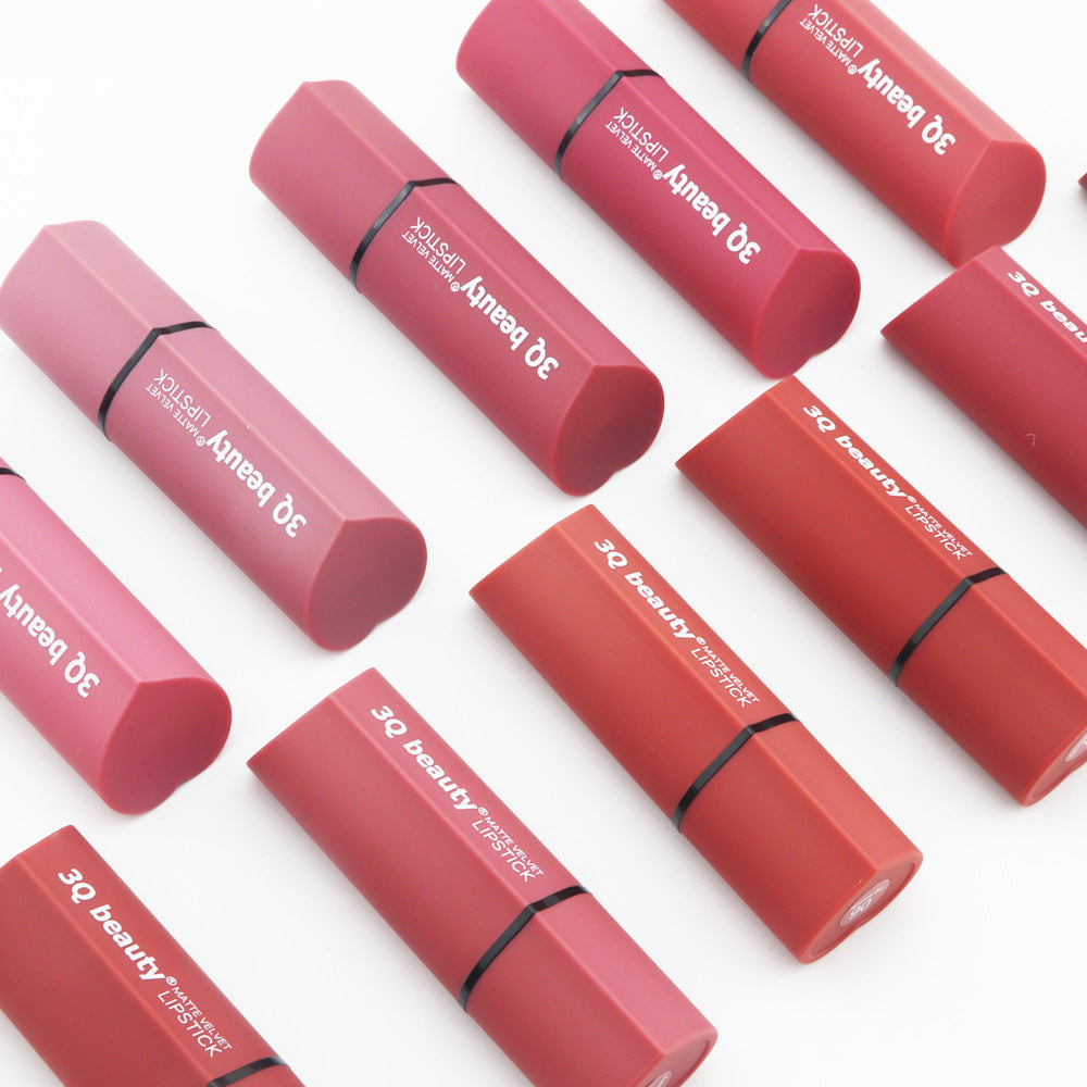3Q Beauty Fashion Student Party Multicolor Nude Lipstick