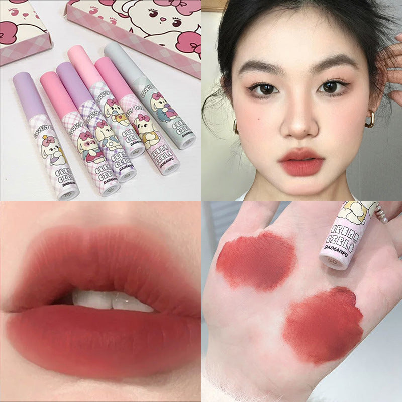 DaimAnpu Soft Cute Rabbit Lip Glaze Set